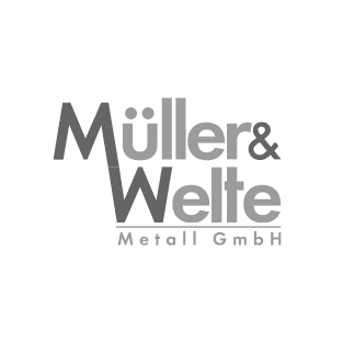 Kundenlogo "Müller und Welte", Kunde von hb.design