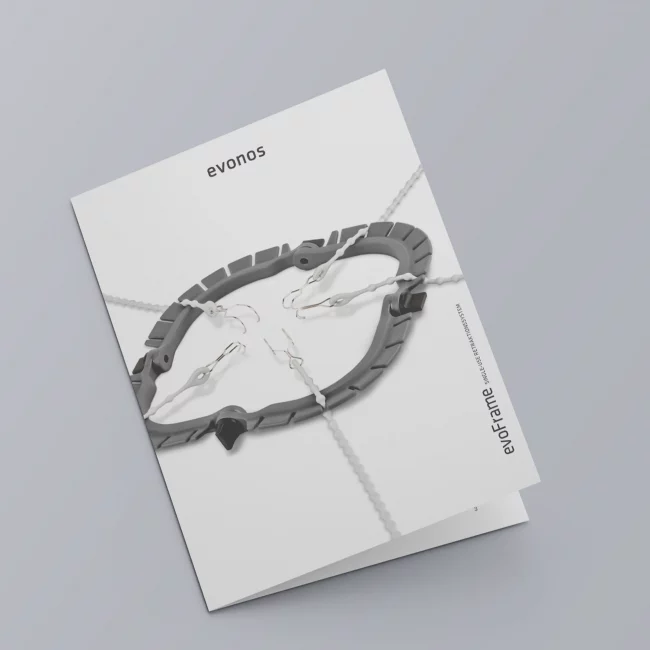 Broschüre "evoframe" für evonos